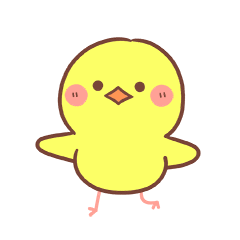 [LINEスタンプ] タイピングひよこ