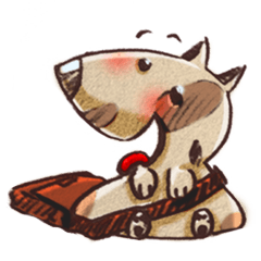 [LINEスタンプ] Gorgeous and Lovely Dotty-Puppy