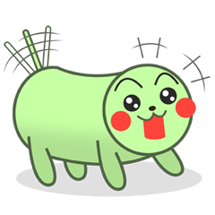 [LINEスタンプ] Shape Friends Bog Bog Special