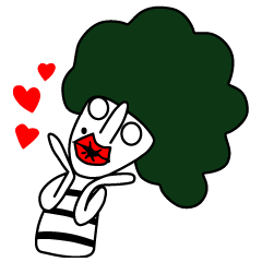 [LINEスタンプ] Uncle Cauliflower - whining and ditzy