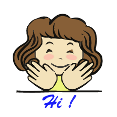 [LINEスタンプ] Curly Ping Ping's Daily Talk