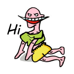[LINEスタンプ] Hungry Ghost