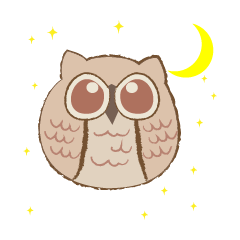 [LINEスタンプ] cut owl