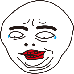 [LINEスタンプ] Grim face Mr. Egg