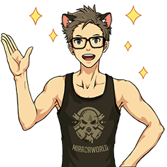 [LINEスタンプ] ネコ・ボーイズ Animated