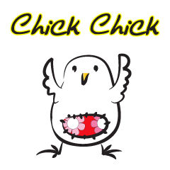 [LINEスタンプ] Little chick chick