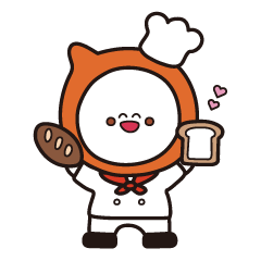 [LINEスタンプ] トーチドットベーカリーの「トーチくん」
