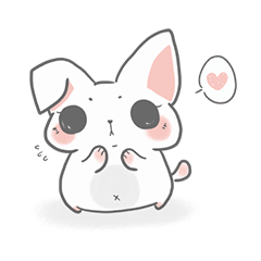 [LINEスタンプ] Rabbit meow child