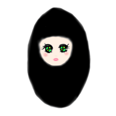 [LINEスタンプ] 黒豆ちゃん