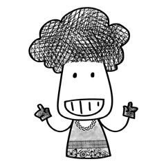 [LINEスタンプ] MAY (Aunt)