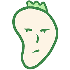 [LINEスタンプ] Hey！ Radish！