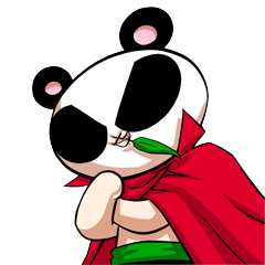 [LINEスタンプ] PANDA MASK