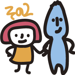 [LINEスタンプ] Usually two people_2