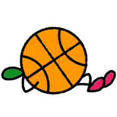 [LINEスタンプ] バスケットボール3(日常会話)