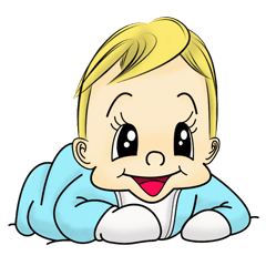 [LINEスタンプ] Baby Kevin