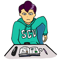 [LINEスタンプ] SCU Graduation