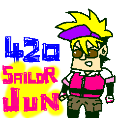 [LINEスタンプ] 420 Sailor Jun