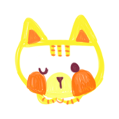 [LINEスタンプ] The cat his hands
