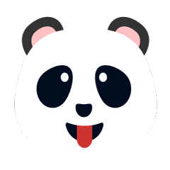 [LINEスタンプ] Cute Panda Faces