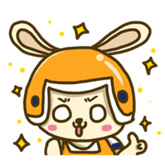 [LINEスタンプ] Fruit fruit rabbit 2