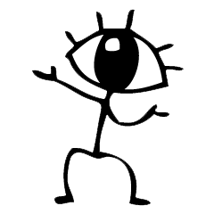 [LINEスタンプ] おめめ星人