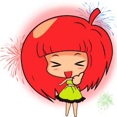 [LINEスタンプ] Nong Apple Dang