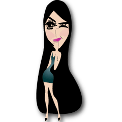 [LINEスタンプ] Pretty Girl confident
