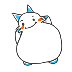 [LINEスタンプ] Chubby Cat！