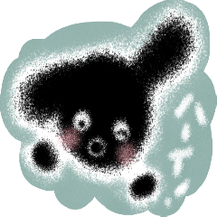 [LINEスタンプ] トイプードル こてつくん