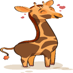 Baby Giraffe Stickers