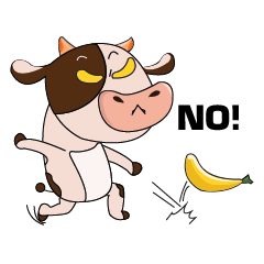 [LINEスタンプ] Busy Day of a Lovely Dairy Cow