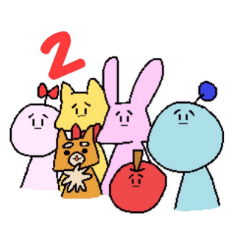 [LINEスタンプ] ぼく、にゅーず2 with ゆかいななかまたち