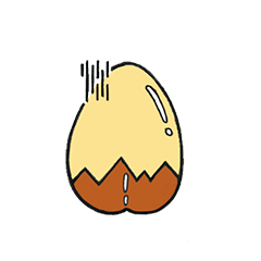 [LINEスタンプ] Mr. Little Egg