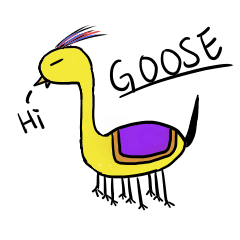 [LINEスタンプ] グース、です