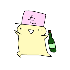 [LINEスタンプ] のんべのもんださん