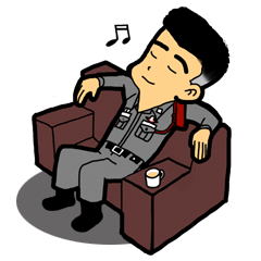 [LINEスタンプ] Cops' Cool Cup