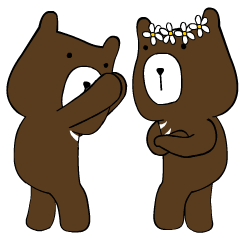 [LINEスタンプ] HELLO BEAR ！ v.3