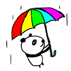 [LINEスタンプ] パンダ生活