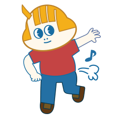[LINEスタンプ] BRUSH AND PINKING