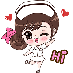 [LINEスタンプ] Boobib : Happy Nurse