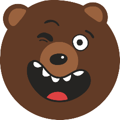 [LINEスタンプ] I Love Brown Teddy Bear Baby