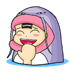 [LINEスタンプ] ウミウシ子は電気なまずの夢を見るか？