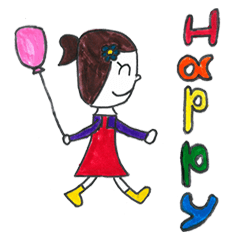 [LINEスタンプ] Alice cute girl 