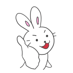 [LINEスタンプ] イベントバイトうさぎ 