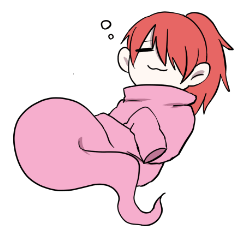 [LINEスタンプ] ゆうれいっ子のリオ 
