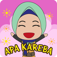 [LINEスタンプ] Hijab Makassar