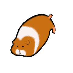 [LINEスタンプ] モルモットのムクさん