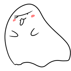 [LINEスタンプ] ghost boo~