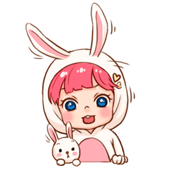 [LINEスタンプ] Hello Little Rabbit 