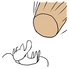[LINEスタンプ] もちっとネコ